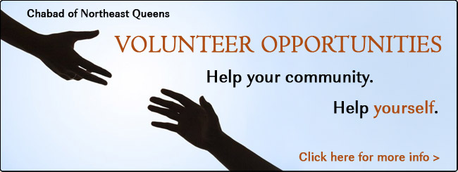 Volunteer Opportunities - Chabad of Northeast Queens